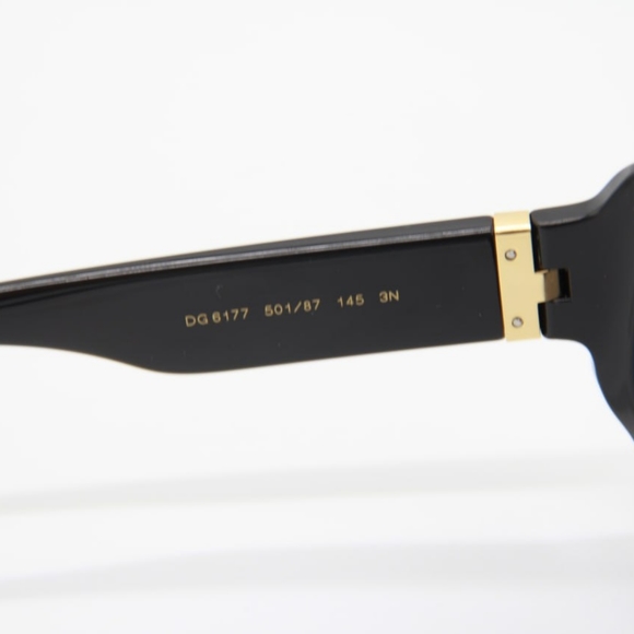 NEW DOLCE&GABBANA DG6177 501/87 UNISEX BLACK SUNGLASSES DOLCE&GABBANA DG6177 - Picture 11 of 12